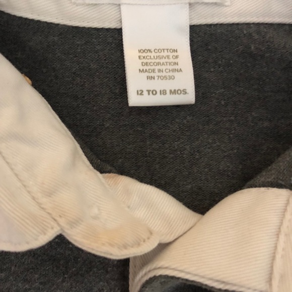 Janie and Jack rugby sweater - Picture 2 of 2